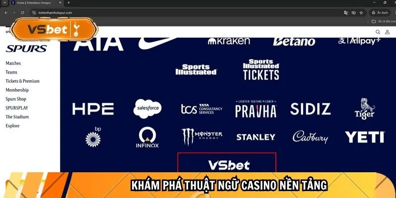 Khám phá thuật ngữ Casino nền tảng